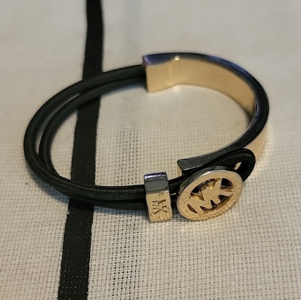 Michael Kors Black and Gold Logo Bracelet - Picture 4 of 4